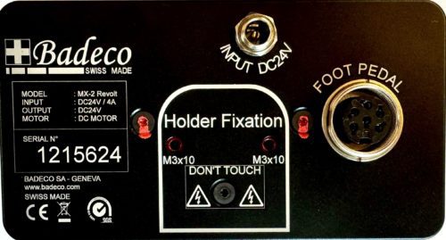 Badeco MX-2 control Unit from the back